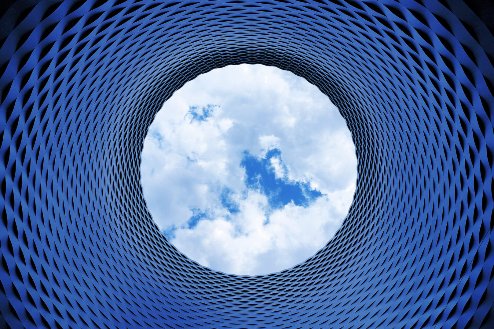 Image of a sky from a dome